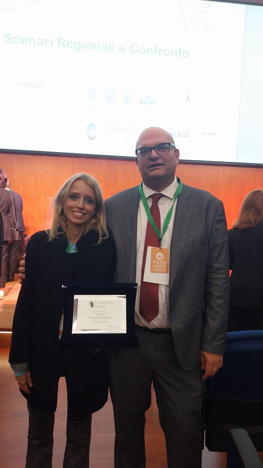 Immagine in evidenza dell'articolo: Azienda Zero Piemonte premiata al Congresso “Prospettiva Salute” di Bergamo